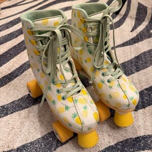 Roller Derby Girls Pineapple Roller Skates with Adjustable Sizing (3-6)
